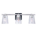 Radiance Modern 3-Light Dimmable Vanity Light - Sweatfully