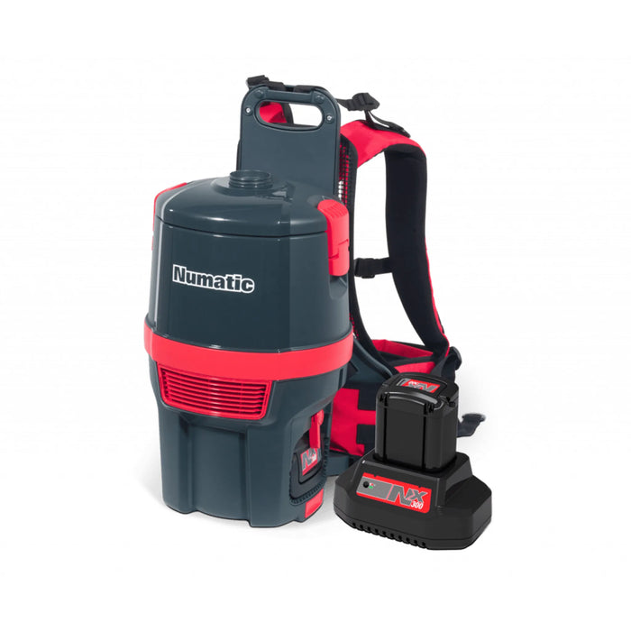 NaceCare Latitude Battery Backpack Vacuum RBV 150NX with Combination Floor Tool Kit - Sweatfully