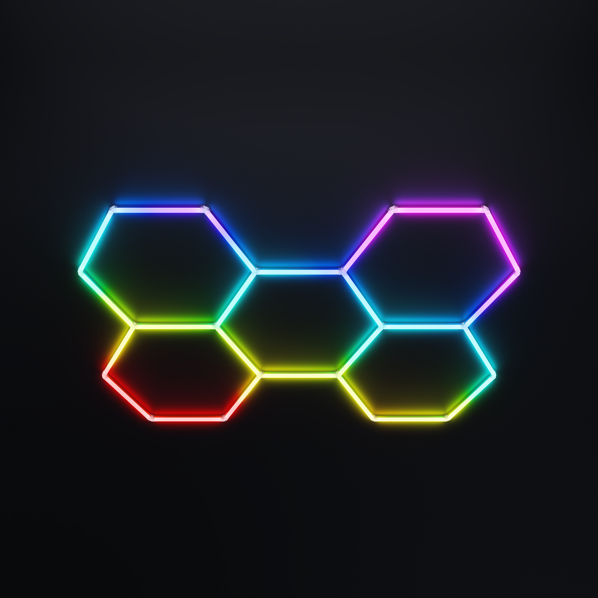 HexGlow Lighting RGB 5 Hex Kit