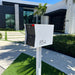 NEW! The Retrobox Locking Package Dropbox in ARCTIC WHITE - Modern Mailbox - Sweatfully