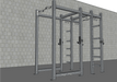TGrip Commercial Rack and a Half - 3x3 Steel - Functional Multi-Grip Pull-Up - Plate Storage - J-Hooks - Sweatfully