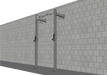 TGrip Commercial 4' Low Profile Wall Mount Rig - 3x3 Steel - Functional Multi-Grip Pull-Up - Sandwich Style J-Hooks - Sweatfully