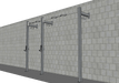 TGrip Commercial 10' Low Profile Wall Mount Rig - 3x3 Steel - Functional Multi-Grip Pull-Up - Sandwich Style J-Hooks - Sweatfully