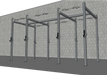 TGrip Commercial 14' Rig - 3x3 Steel - Functional Multi-Grip Pull-Up - Sandwich Style J-Hooks - Sweatfully