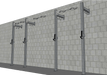 TGrip Commercial 14' Low Profile Wall Mount Rig Complete Weight Set - 3x3 Steel - Functional Multi-Grip Pull-Up - Sandwich Style J-Hooks - Sweatfully