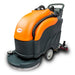RT50 22" Walk-behind Commercial Floor Scrubber Dryer Machine, 30,000 sqft/h Cleaning Efficiency, 14.5-Gal Sewage Tank - Sweatfully