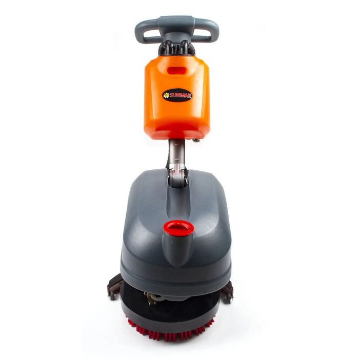 RT15 14" Commercial Compact Floor Scrubber Machine, 14500 sqft/h, 4-Gal Sewage Tank, Efficient Cleaning for Hard Floors - Sweatfully