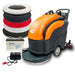 RT50 22" Walk-behind Commercial Floor Scrubber Dryer Machine, 30,000 sqft/h Cleaning Efficiency, 14.5-Gal Sewage Tank - Sweatfully