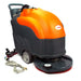 RT50 22" Walk-behind Commercial Floor Scrubber Dryer Machine, 30,000 sqft/h Cleaning Efficiency, 14.5-Gal Sewage Tank - Sweatfully