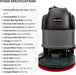 RT50D 22" Self-Propelled Commercial Floor Scrubber Machine - Sweatfully