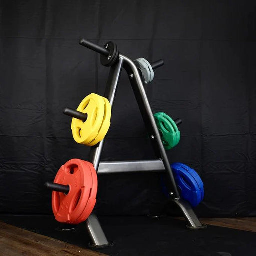 RUBBER COATED COLORED OLYMPIC PLATES: Rubber Plates, per Pair - Muscle D Fitness - Weights Pairs - Sweatfully