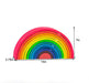 Wooden Rainbow Stacker Blocks - Sweatfully