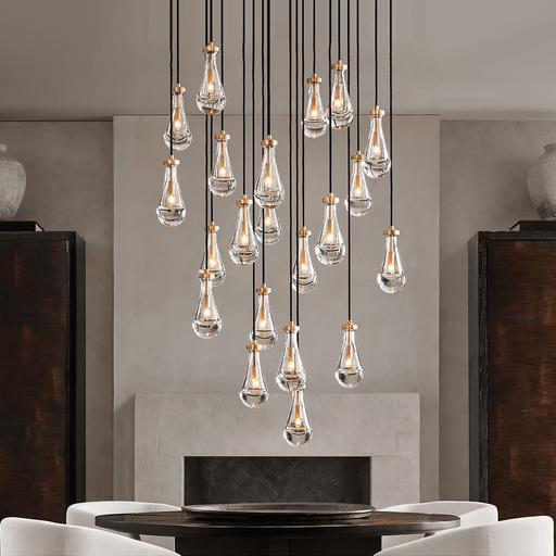 Raindrop Linear Chandelier - Sweatfully