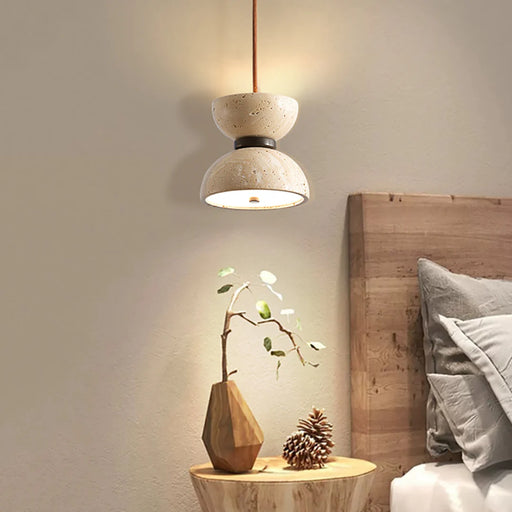 Randolf Travertine Pendant Lamp - Sweatfully