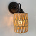 RATTAN COASTAL Bedroom Wall Sconce Light - Sweatfully