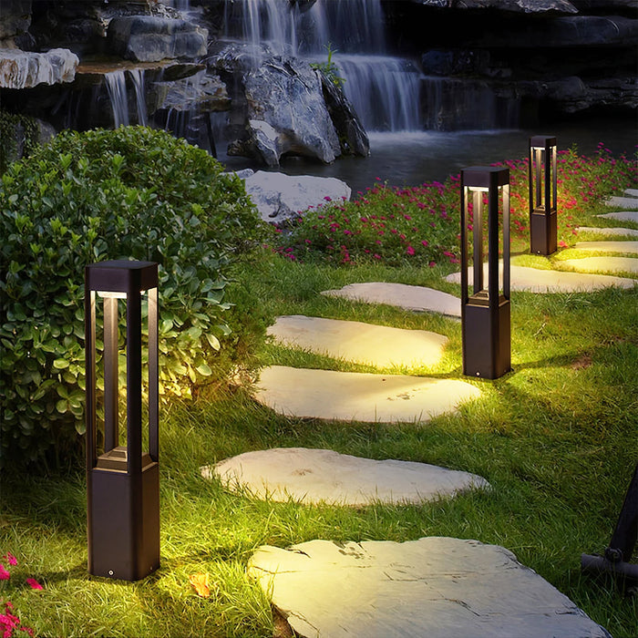 Rectangular Column Strip Shape Outdoor Light - Sweatfully