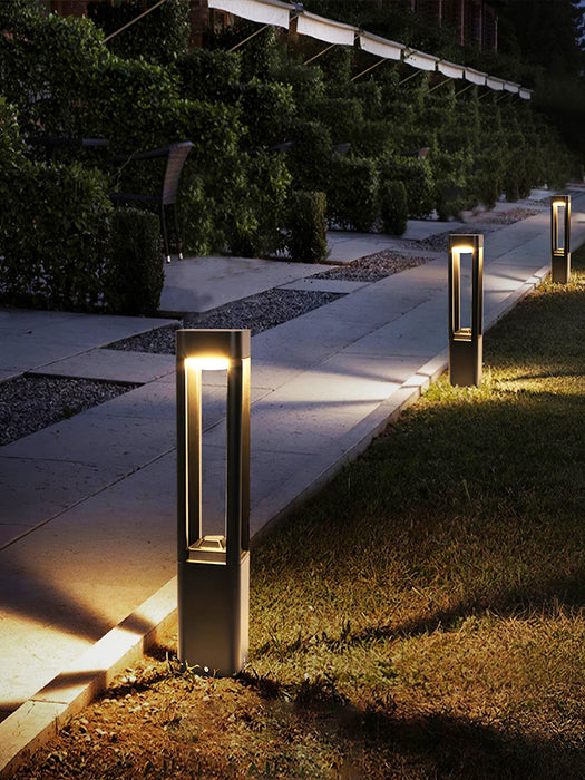 Rectangular Column Strip Shape Outdoor Light - Sweatfully