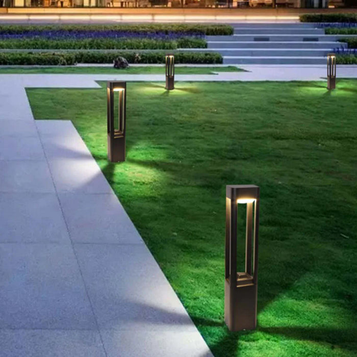 Rectangular Column Strip Shape Outdoor Light - Sweatfully