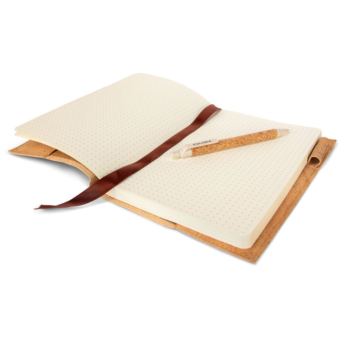 Refillable Cork Journal Book - Sweatfully