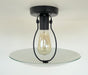 Retro Mid Century Glass Ceiling Light - Sweatfully