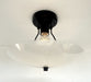 Retro Mid Century Glass Ceiling Light - Sweatfully