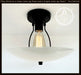Retro Mid Century Glass Ceiling Light - Sweatfully