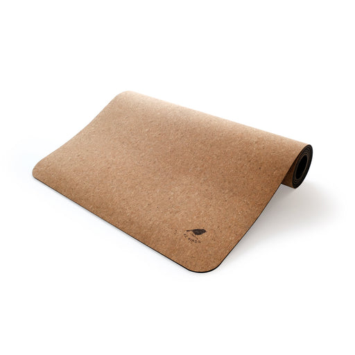 Extra Long Cork Lightweight Yoga Mat "The Robin" - Sweatfully