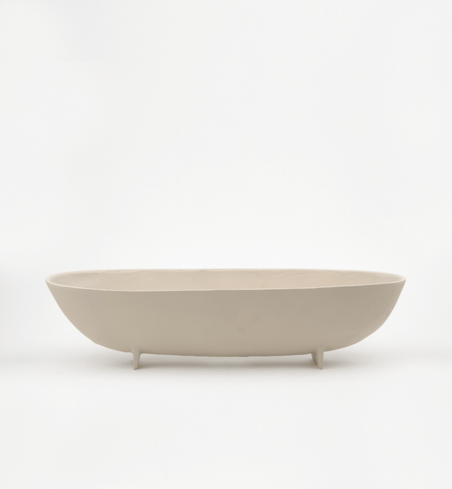 Large Ivory Rockform Dish - Sweatfully