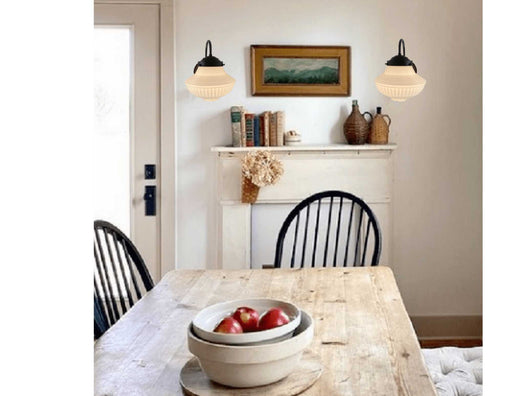 Traditional Schoolhouse Sconce Wall Light - Sweatfully