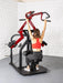 Pro Strength Rotary Lat Pull-Down - Muscle D Fitness - Premium - Adjustable - Plate Loaded - Lat Training - Sweatfully