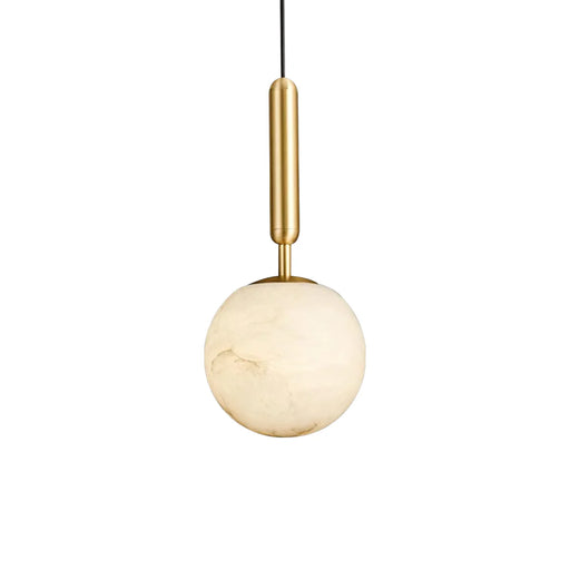 Round Bosso Alabaster Pendant Lamp - Sweatfully