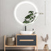 Round Led Mirror Bathroom Vanity Mirror With Dimmable Lights - Sweatfully