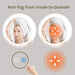 Round Led Mirror Bathroom Vanity Mirror With Dimmable Lights - Sweatfully