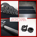 Stainless Bushing Bar and Olympic Rubber Weight Plate Sets - Sweatfully