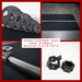 Hard Chrome Olympic Bar and Olympic Rubber Weight Plate Sets - Sweatfully