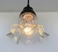 Delicate HOBNAIL RUFFLE 1930's Antique Glass Pendant - Sweatfully