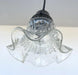 Delicate HOBNAIL RUFFLE 1930's Antique Glass Pendant - Sweatfully