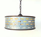 Rustic Chandelier Light Fixture of Galvanized Metal - Sweatfully
