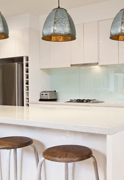 Rustic Octagon Galvanized Dome Industrial Pendant Light Fixture - Sweatfully