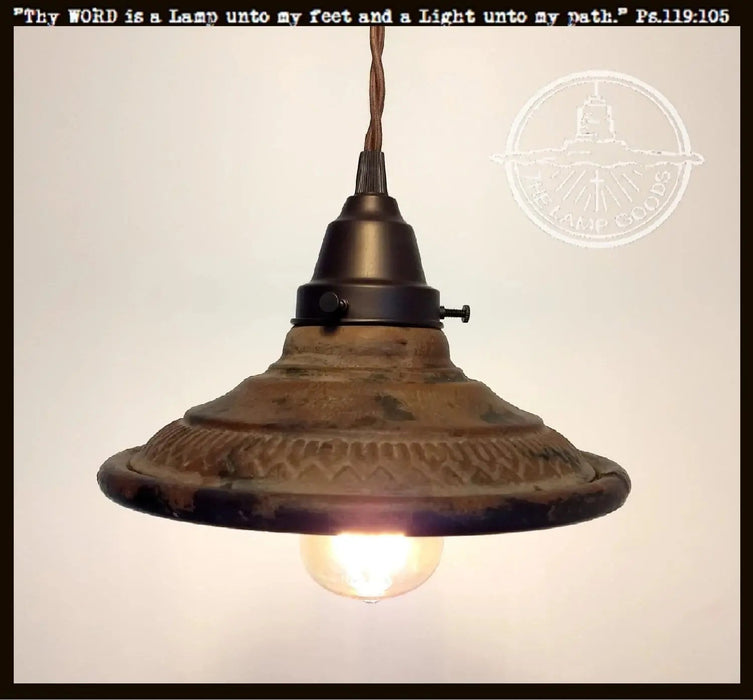 Pre Order - Popular Rustic INDUSTRIAL Pendant Light - Sweatfully