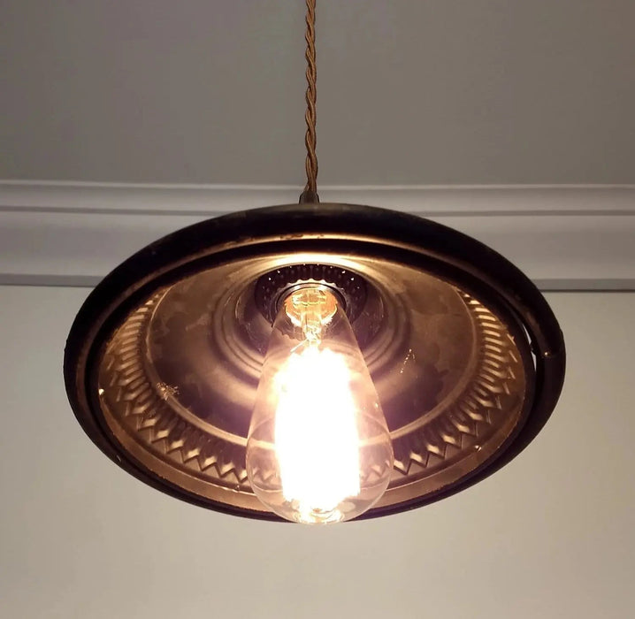 Pre Order - Popular Rustic INDUSTRIAL Pendant Light - Sweatfully