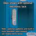 Salsbury 15" Wide Four Tier See-Through Metal Locker - 1 Wide - 6 Feet High - 18 Inches Deep - Blue - Unassembled - Sweatfully
