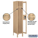 Salsbury 12" Wide Single Tier See-Through Metal Locker - 1 Wide - 5 Feet High - 15 Inches Deep - Tan - Assembled - Sweatfully