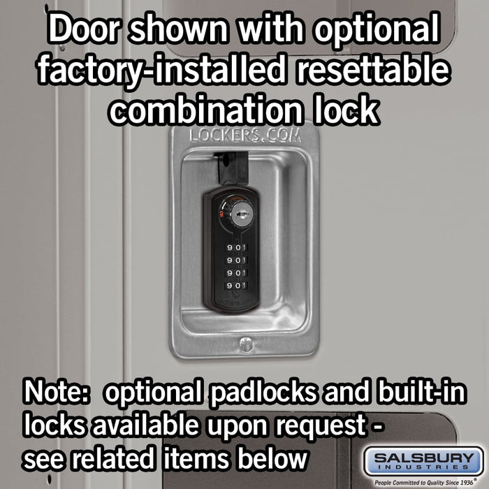Salsbury 12" Wide Single Tier See-Through Metal Locker - 3 Wide - 5 Feet High - 15 Inches Deep - Gray - Unassembled - Sweatfully