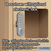 Salsbury 12" Wide Six Tier Box Style See-Through Metal Locker - 1 Wide - 6 Feet High - 12 Inches Deep - Tan - Assembled - Sweatfully