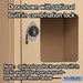Salsbury 12" Wide Six Tier Box Style See-Through Metal Locker - 1 Wide - 6 Feet High - 15 Inches Deep - Tan - Unassembled - Sweatfully