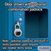 Salsbury 12" Wide Six Tier Box Style See-Through Metal Locker - 3 Wide - 6 Feet High - 18 Inches Deep - Blue - Assembled - Sweatfully