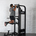 Excel Selectorized Assisted Chin / Dip Combo - Functional Handles - Collapsable Knee Pad - Adjustable Width Dip Bars - Sweatfully