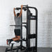 Excel Selectorized Assisted Chin / Dip Combo - Functional Handles - Collapsable Knee Pad - Adjustable Width Dip Bars - Sweatfully