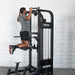 Excel Selectorized Assisted Chin / Dip Combo - Functional Handles - Collapsable Knee Pad - Adjustable Width Dip Bars - Sweatfully